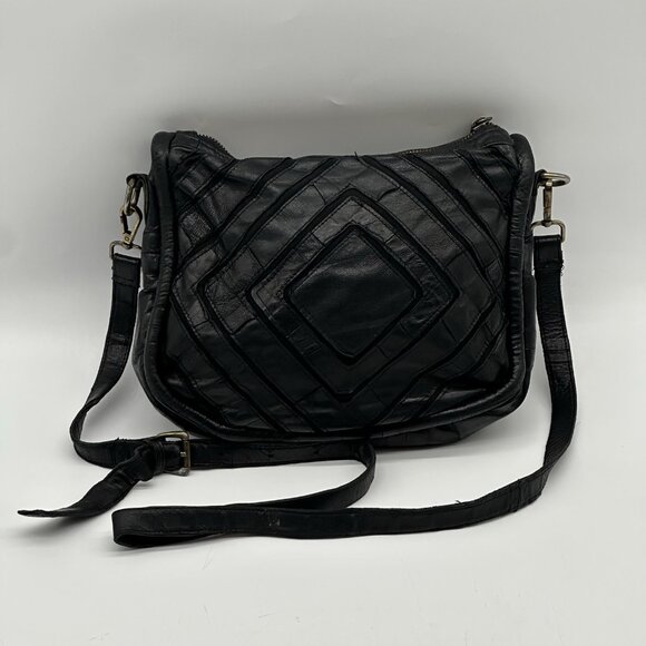 Monserat De Lucca Black Crossbody Bag - Picture 1 of 13